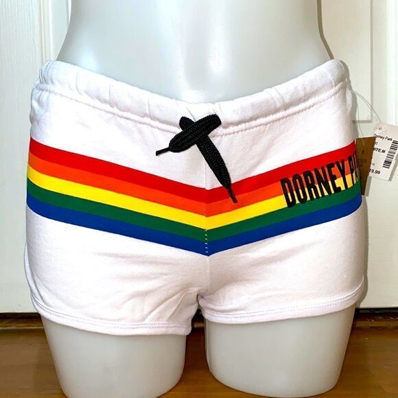 POP SURF BU POPULARITY PRODUCTS rainbow SHORT NEW - Picture 2 of 8